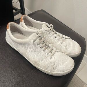 Birchbury Bramfords all white men leather sneakers US 13